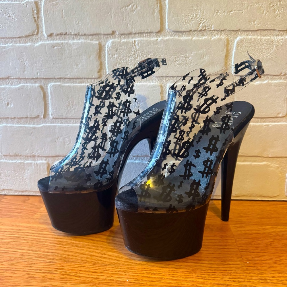 Hella Heels Make it Reign 7inch Heel Size 8